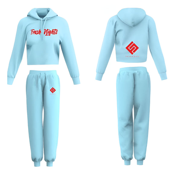 FN CROP HOODIE SET